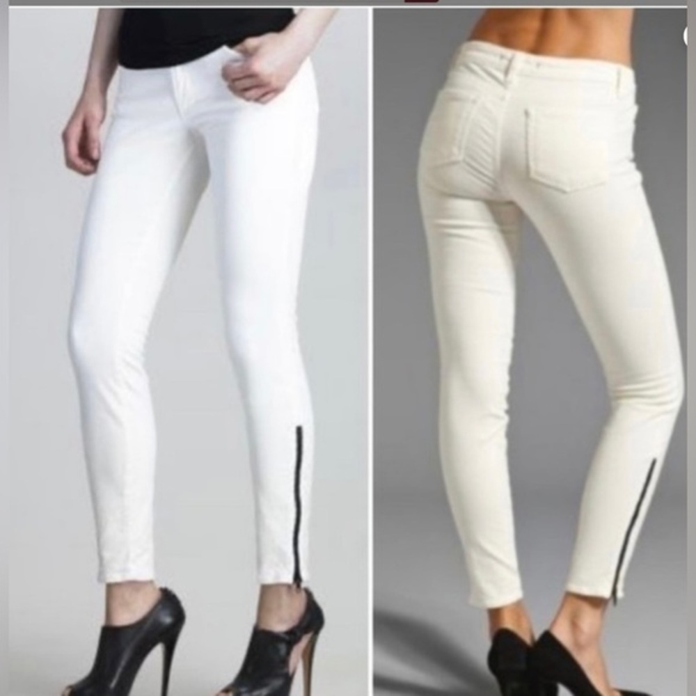 NWOT J Brand Cream White Corduroy Skinny Pants